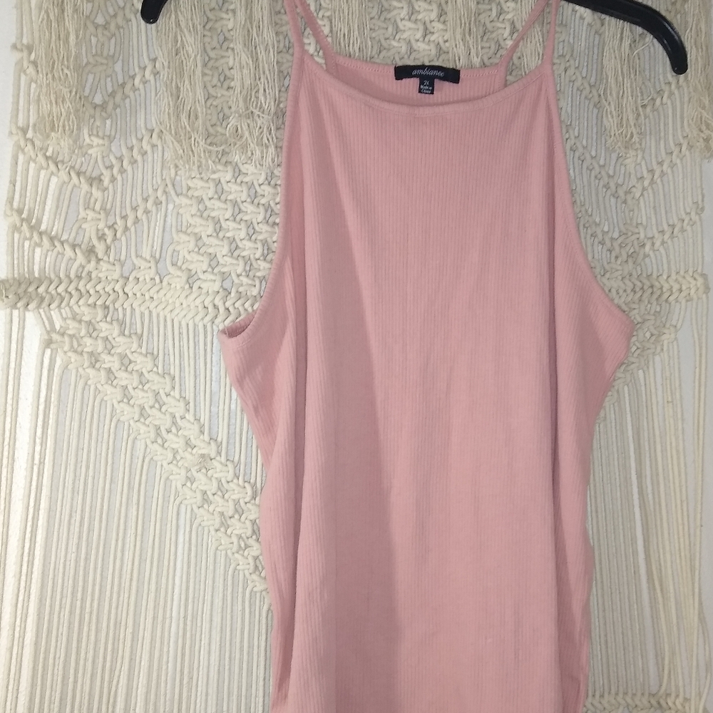 Free with bundle High Neck Ribbed Tank 2x